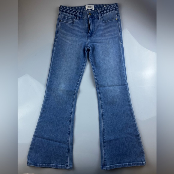 Frame Denim Le Crop Mini Boot Jeans S95-2 - Picture 2 of 6